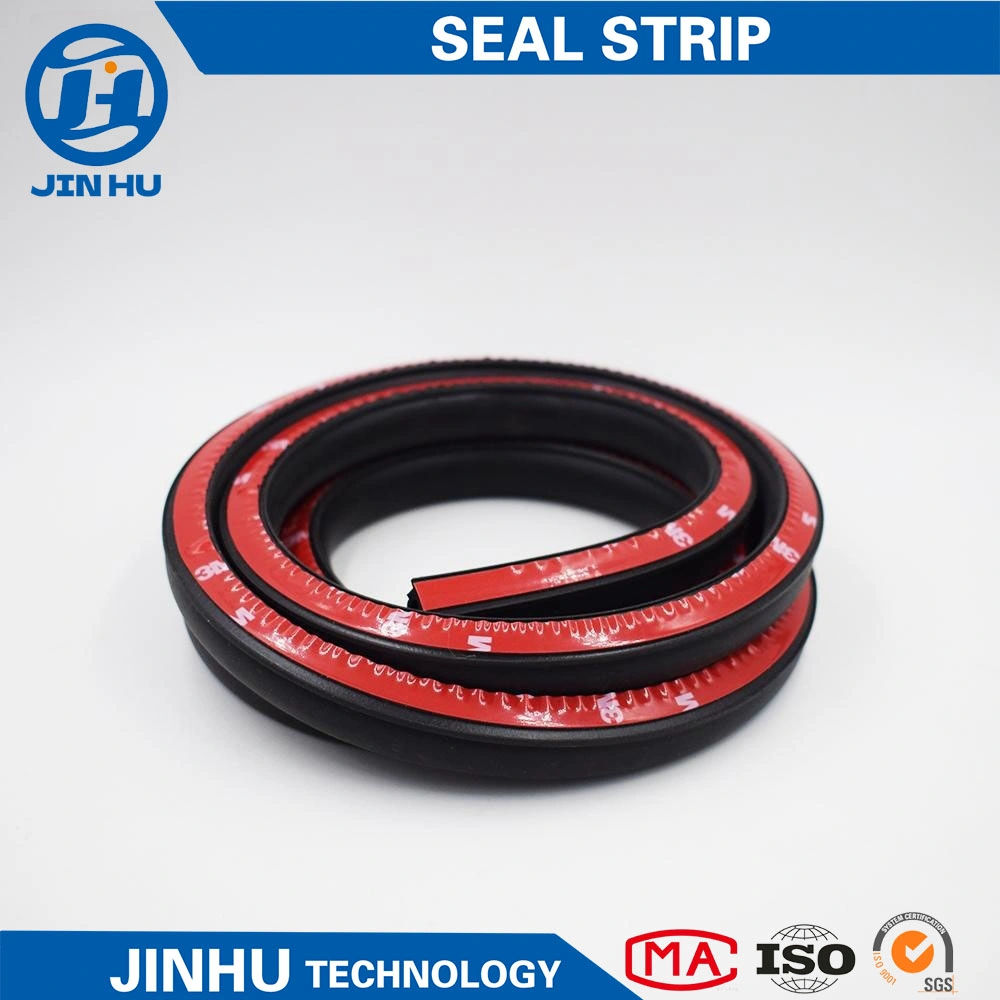 Factory Supply EPDM E Type Self Adhesive Rubber Foam Window Door Gap Sealing Strip Tape