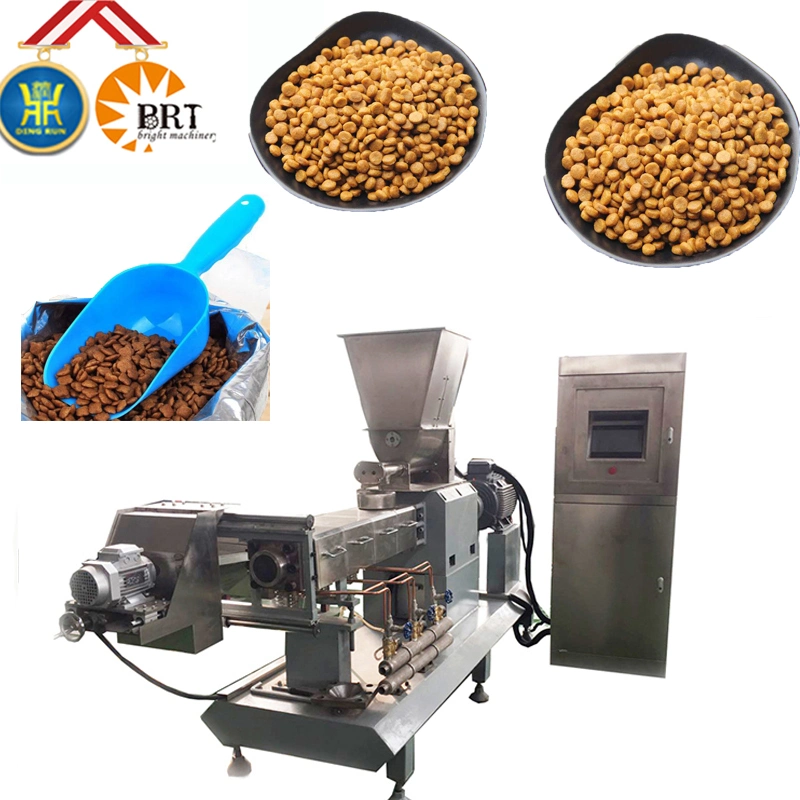 Linha de produção completa de Kibble Dry Pet Feed Dog Food Equipment Preço de fábrica Máquina de fazer Pellet de Animal Feed