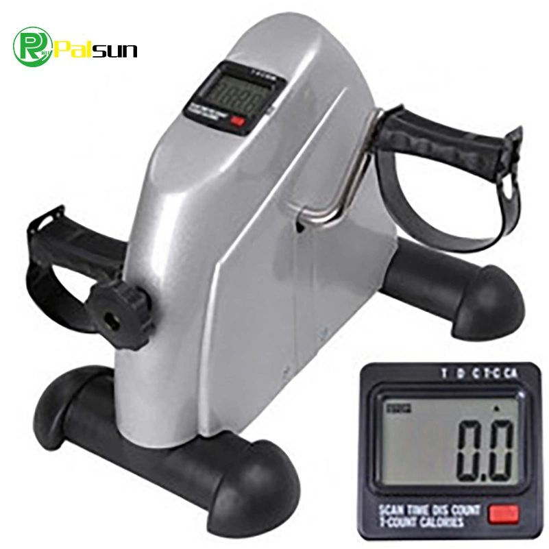 Home Gym with Screen Portable Fitness Leg Exercise Mini Foot Pedal Exerciser Cycle Exercise Bike