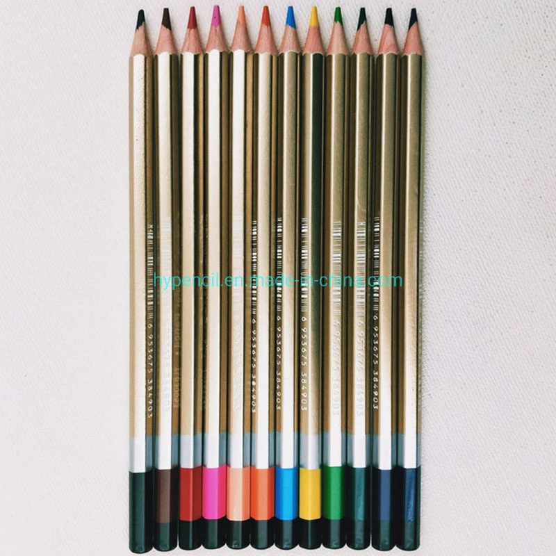 مجموعة لوازم فن القرطاسية للمدارس من 12 قلم ملون قلم رصاص الألوان