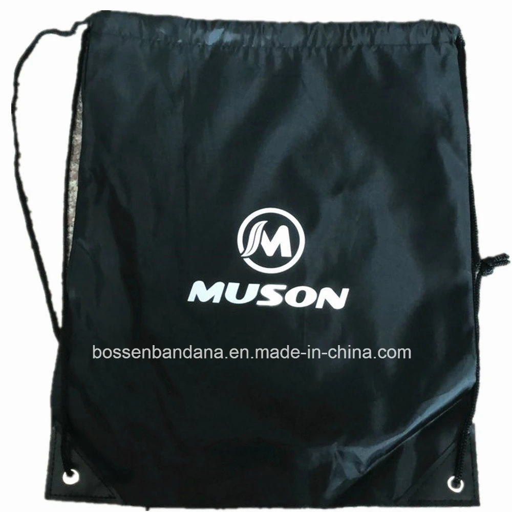 OEM Customized Print Polyester Nylon Folding Drawstring Sports Gymsac Kids School Bag Manufacturer