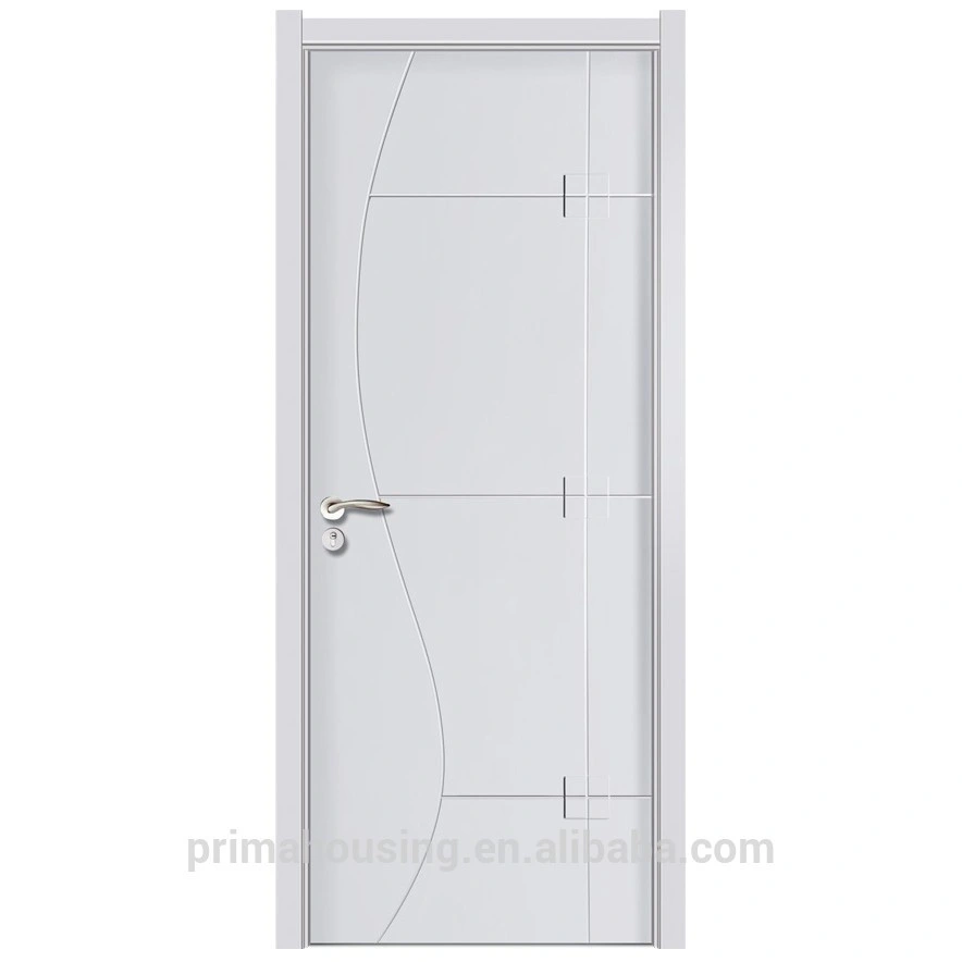 Prima Latest Design Modern Bedroom Door Solid Wood Door Interior Wooden Doors for House