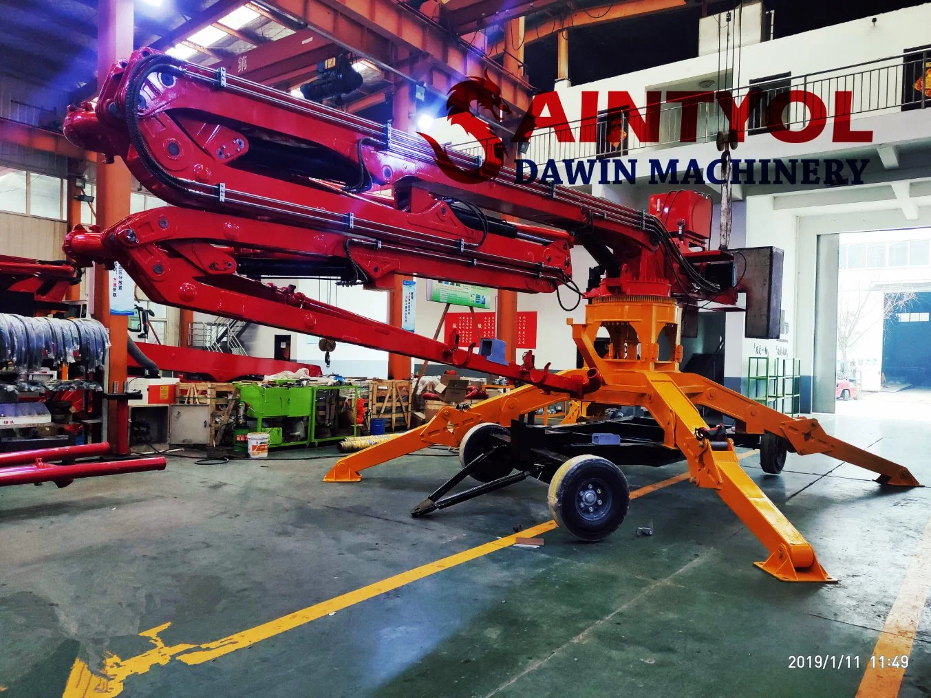 Quality 15m Mobile Concrete Placing Boom