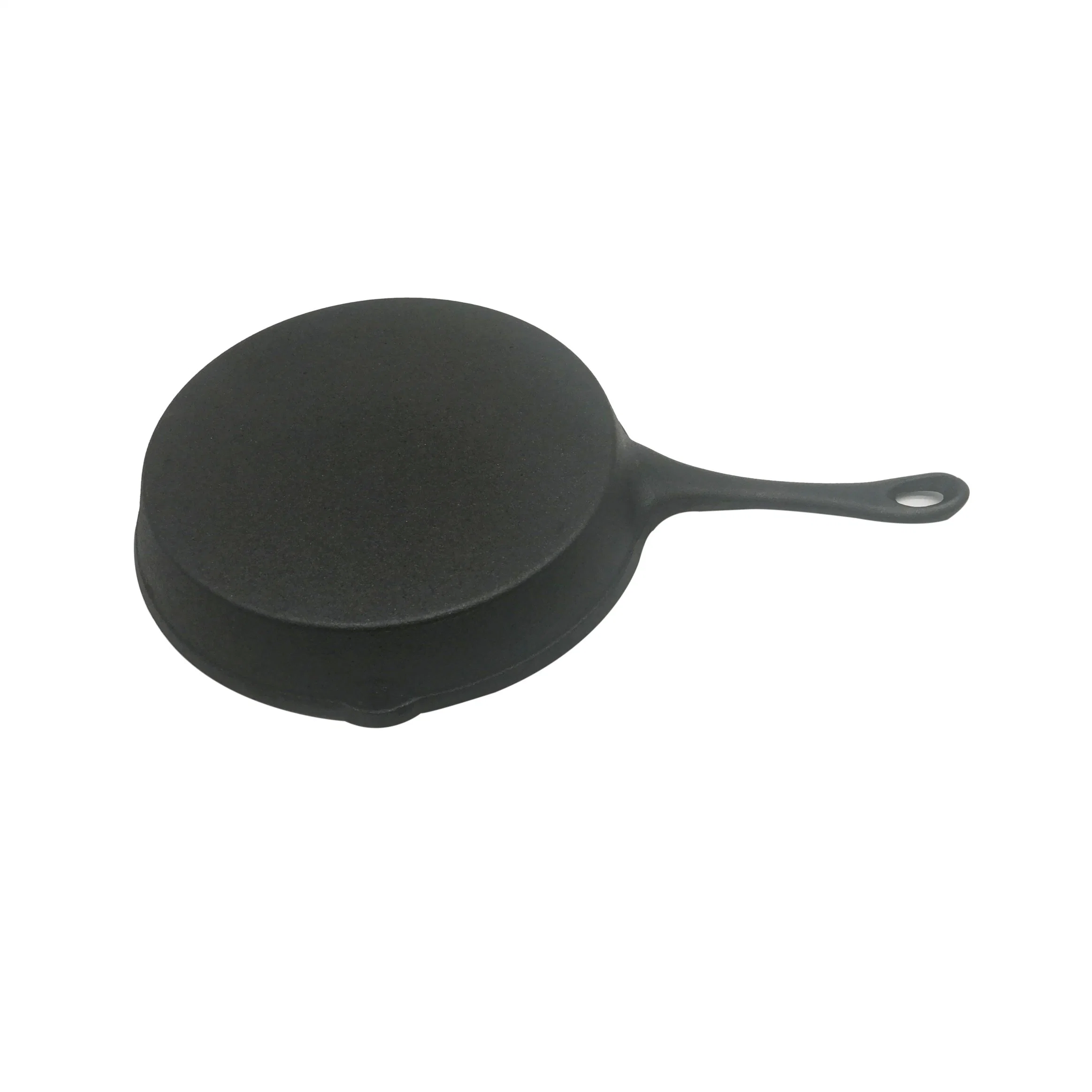 6" 8" 10" OEM Logo Degisn Preseasoned Coating Cast Iron Fry Pan Kitchen Cast Iron Cookware Cast Iron Frypan Set Frying Pan