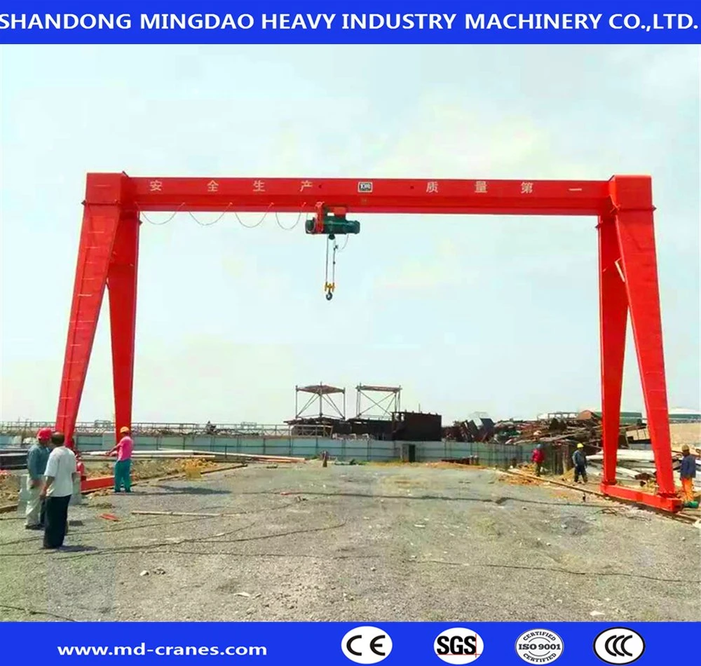 Rail Mounted Single Beam Electric Traveling Portal Crane for Sale