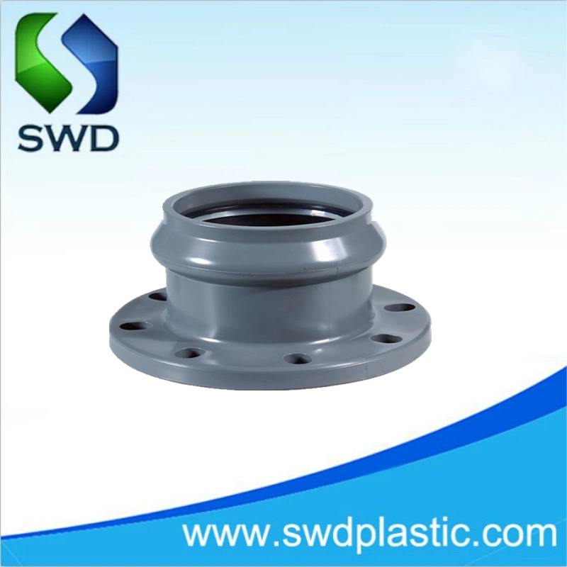 PVC Plastic Rubber Ring Joint Fitting Pn10 Equal Tee Elbow Coupling