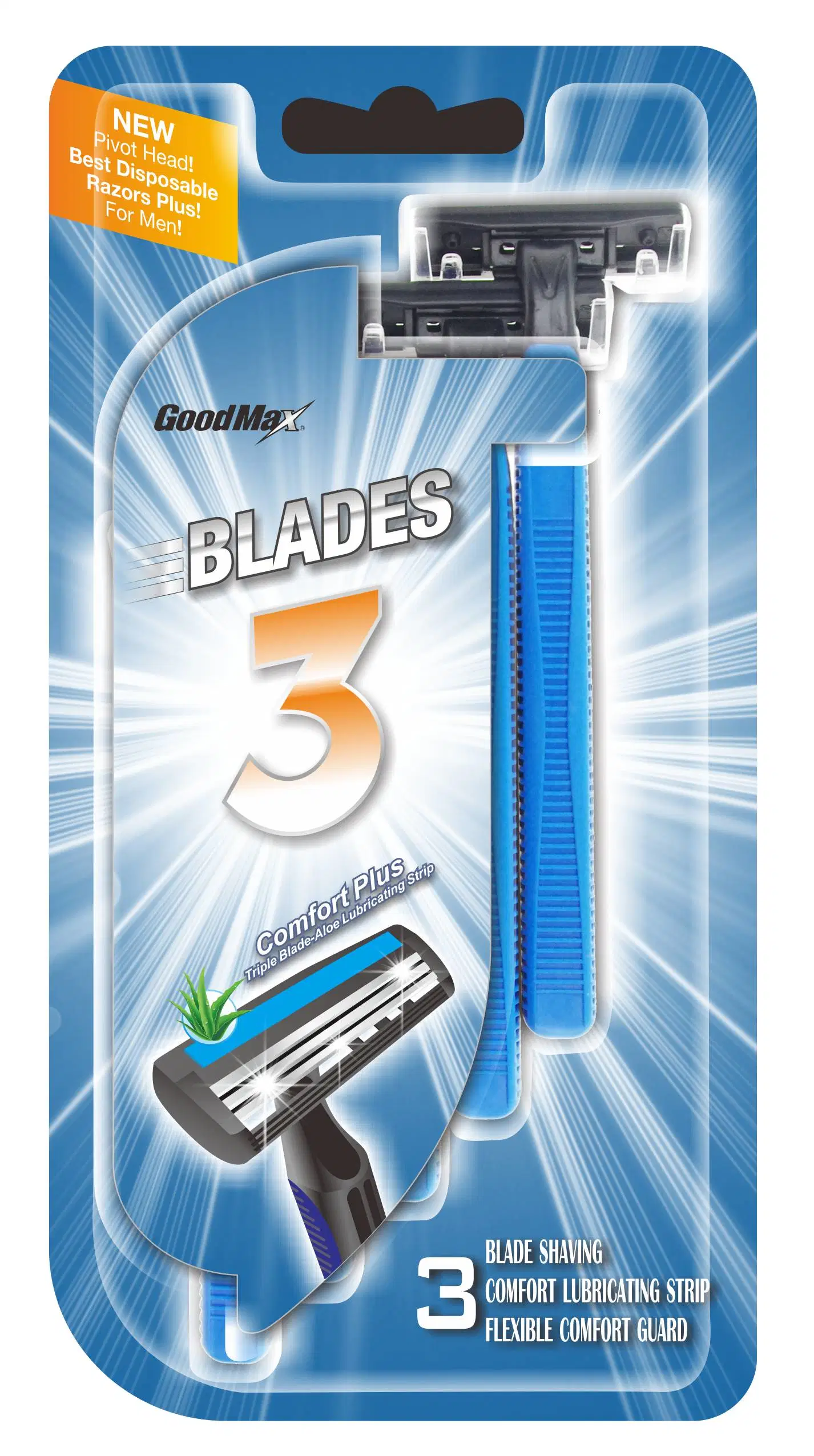 Professional Manufacturer of Cheap Triple Blade Disposable Razor