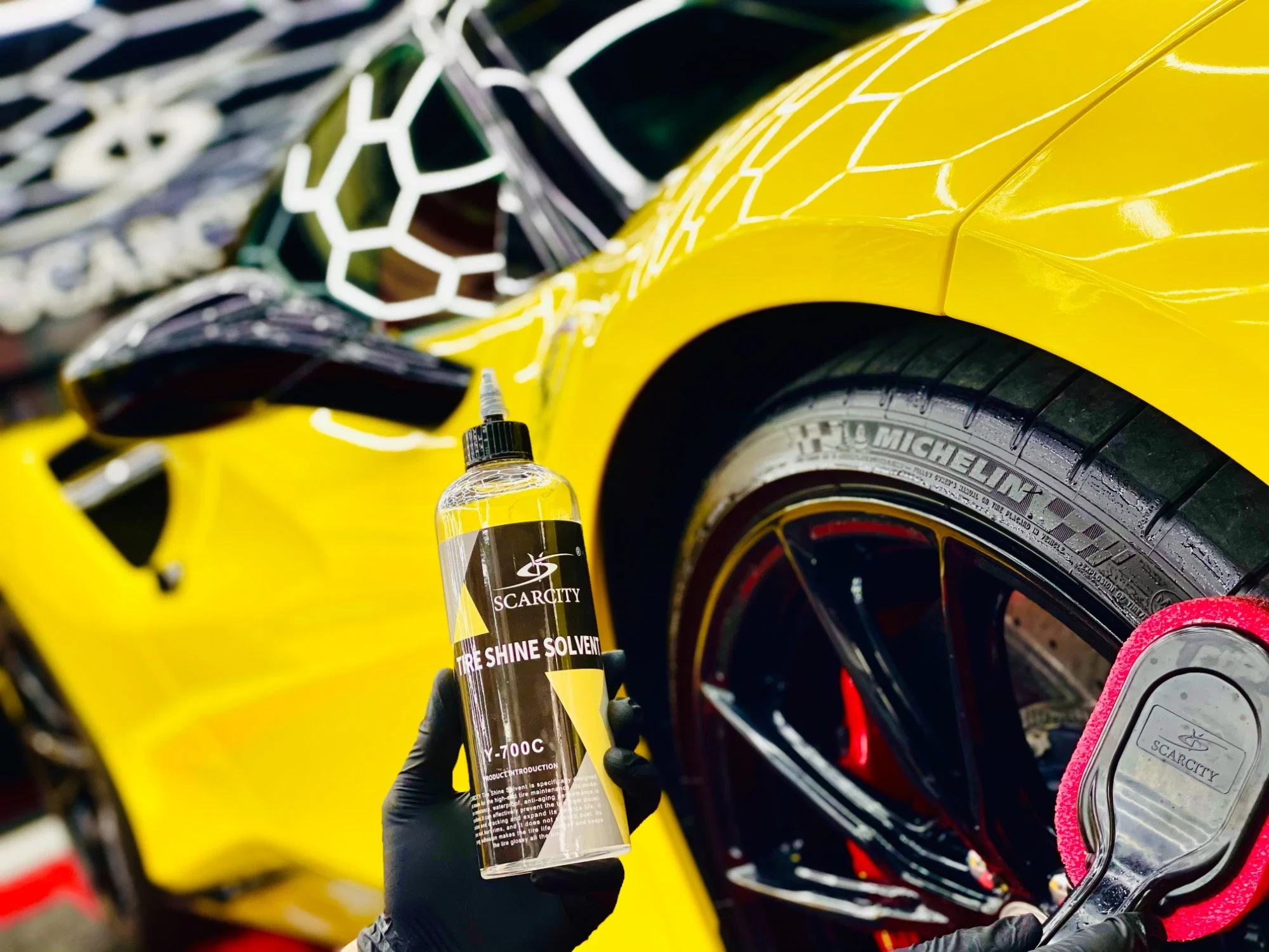 Scarcity Car Tire Shine Liquid Endurance Anti-Dust Without Oil