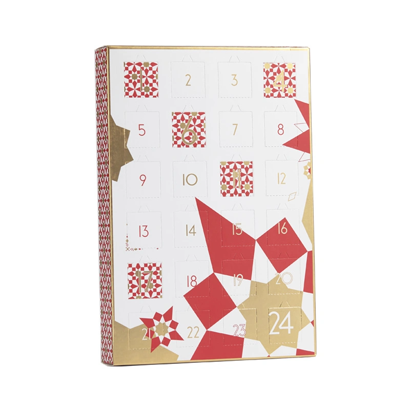 Impresión personalizada Ramadán cuadro Calendario de Papel Caja ciega de Papel Caja de regalo Regalo de Navidad de chocolate de envases cosméticos de juguete de la piel Joyero