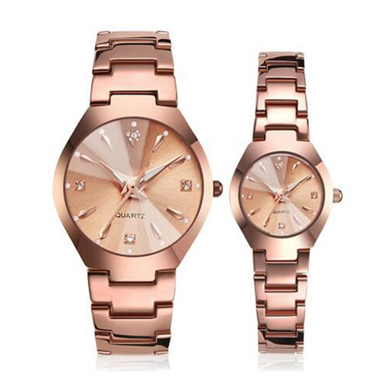 Relógio de pulso de quartzo personalizado para homens e mulheres, presente para senhoras e amantes.