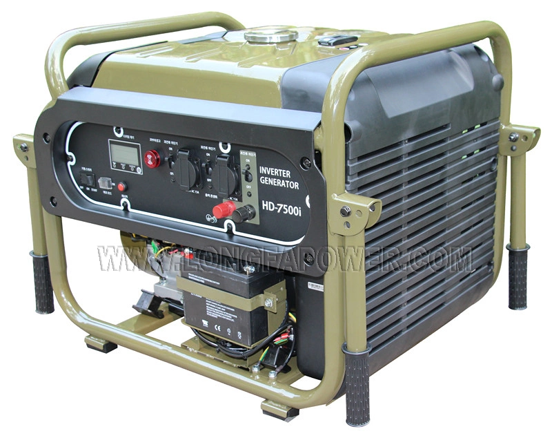 7.5kw 7.5 kVA 8 Kw 8.0 K 8.5kVA 8.5 Kw Kwt kVA 8500 W Watts Load Shorting Power Cut off Within 0.02 Seconds Miltary Rador Using Brushless AVR Gasoline Generator