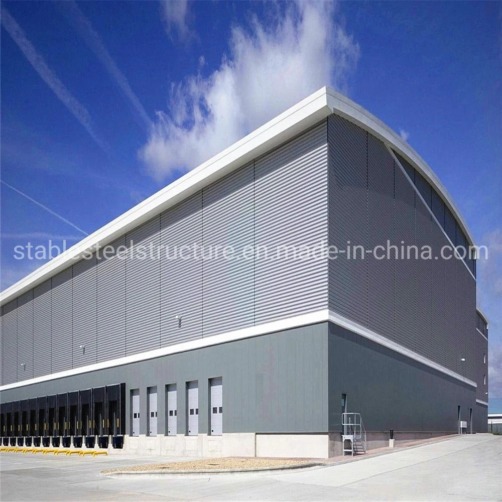 Prefabricated Warehouse Godown Building Construction Prefab Light Modular Metal Steel Structure