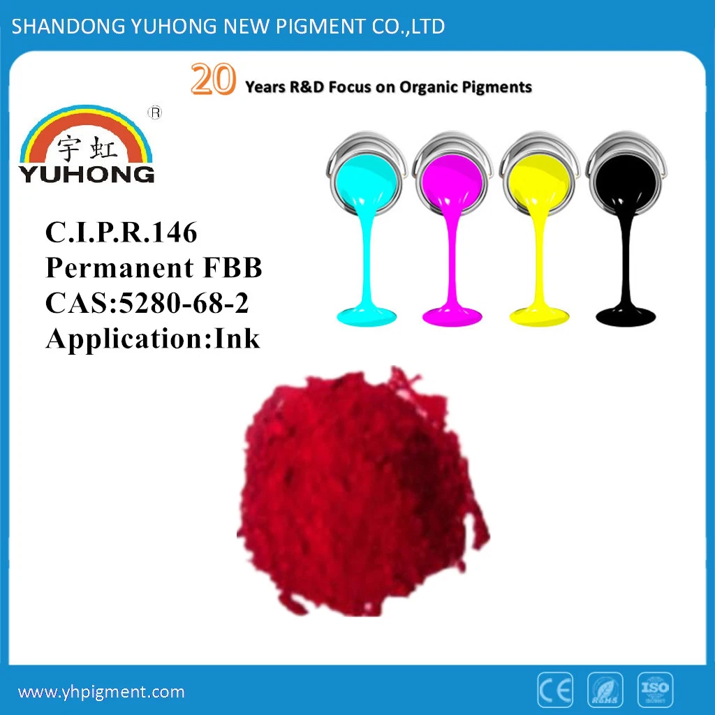 Low Viscosity and Steam Resistance Pigment Red 146 for Solvent-Based Ink