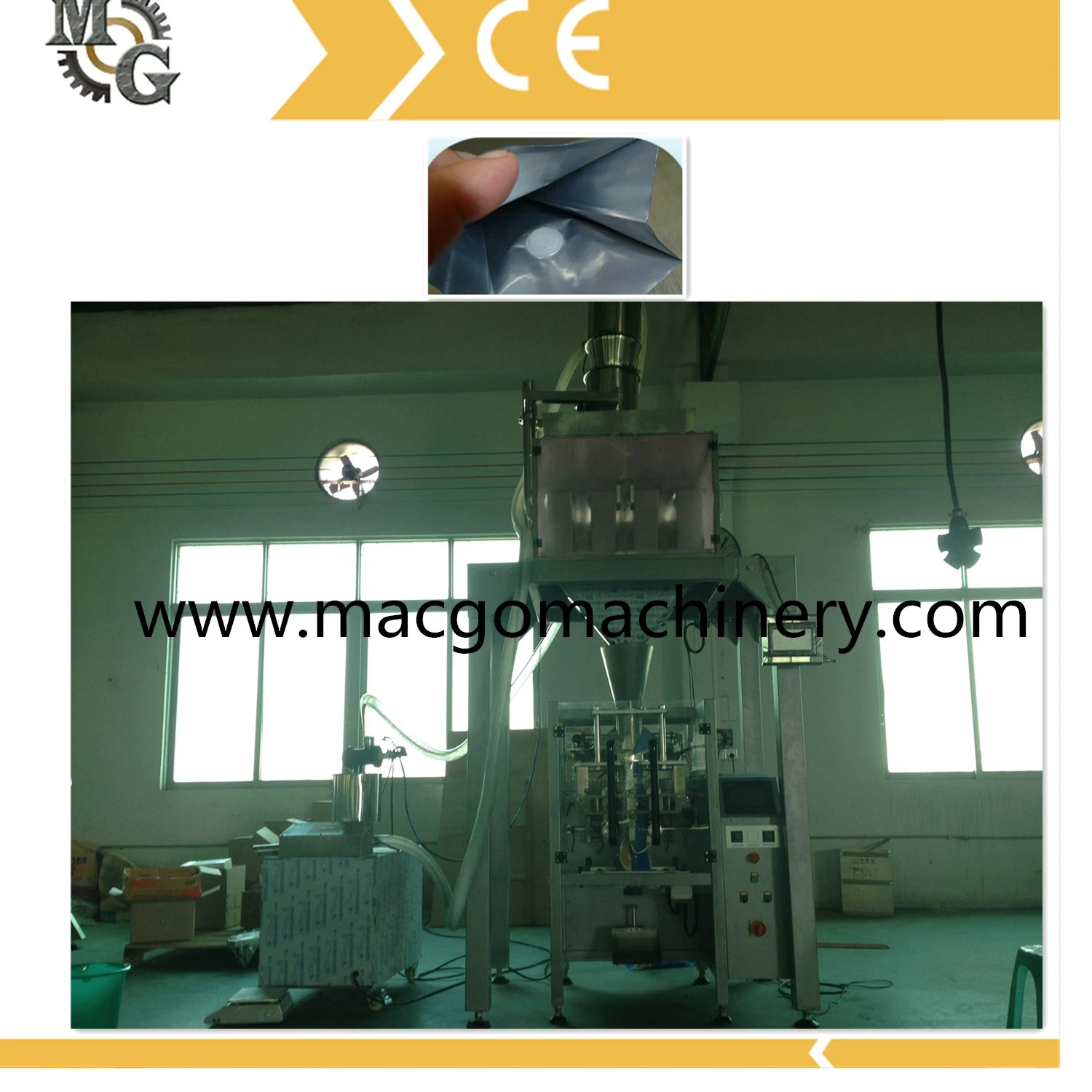 Tea Bag with Valve Fill Seal Packing Machine