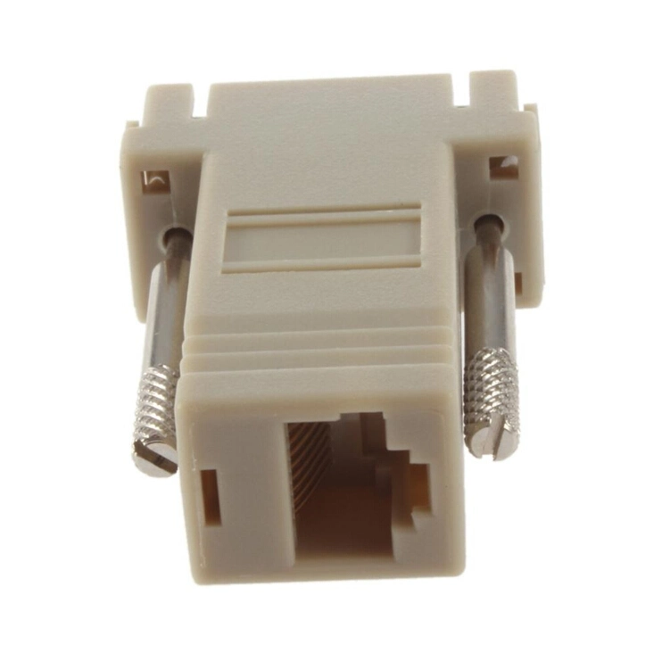 Network Cable Adapter VGA Extender Male to LAN Cat5 Cat5e CAT6 RJ45 Female Adapter