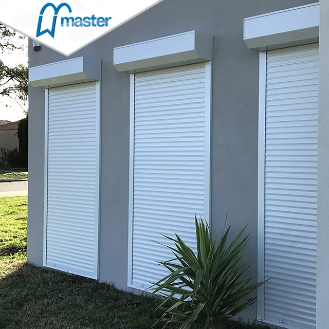 Ventana interior de aluminio laminado de obturador de rodillos para la decoración del hogar