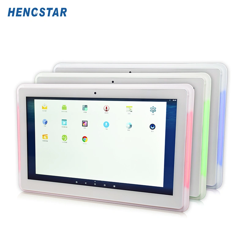 13.3 Inch Wall Mount LCD Touch Screen Poe LED Light Bar Booking System Android Tablets & Presentation Equipment