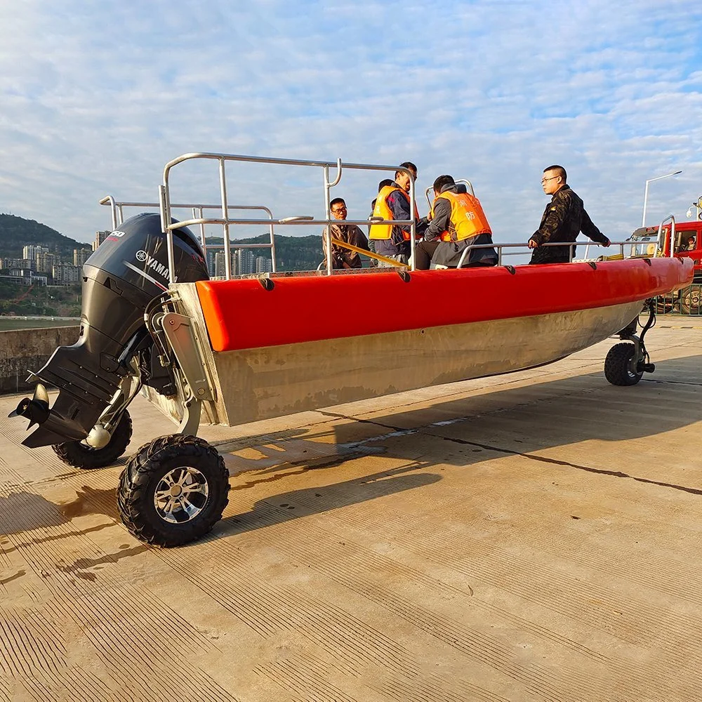 Bateau pilote de patrouille en aluminium de 15 m/bateau à moteur de sauvetage de vitesse en aluminium