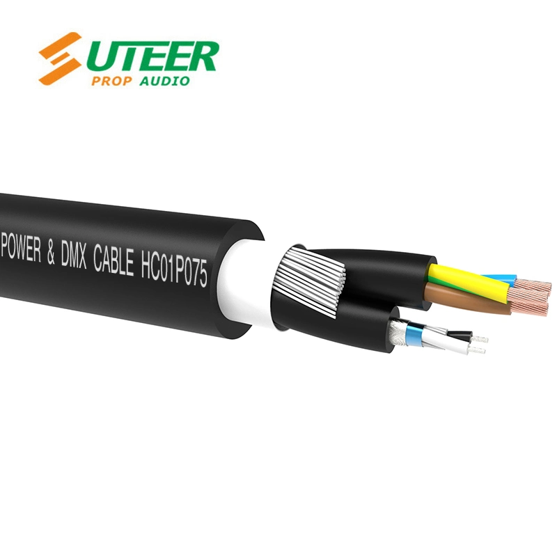 3X2.5mm2 Power & DMX Signal Hybrid Cable/Combination Cable/Composite Cable