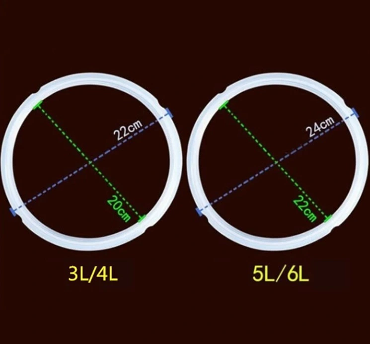 Power Pressure Cooker Sealing Ring Clear Color Multi