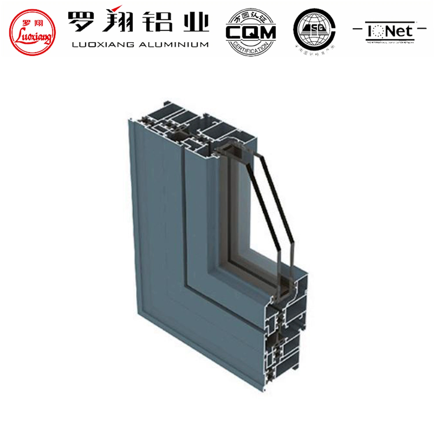 Aluminium pour tuyaux internes connecteurs d'angle de fenêtre pour fenêtres tube interne en aluminium Connecteur d'angle des fenêtres de caisse 6063/6061/6005/6060/6463