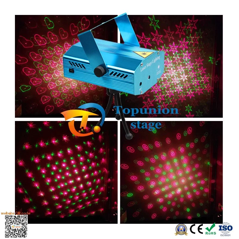 Mini Ceiling Laser Light Auto Rotation Star Decoration Atmosphere Light for Festival Stage