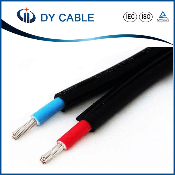 Black Red 6mm2 Tinned Copper Wire PV Solar Cable for Solar Power Station