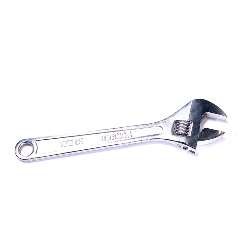 CRV Chrome Vanadium Steel Forged Adjustable Wrench with High Rust Resistance and Hardness