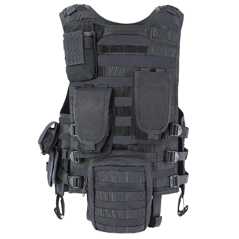 Double Safe Source Factory Polyester Tactical Jacket Ballistic Security Police Vest for Military