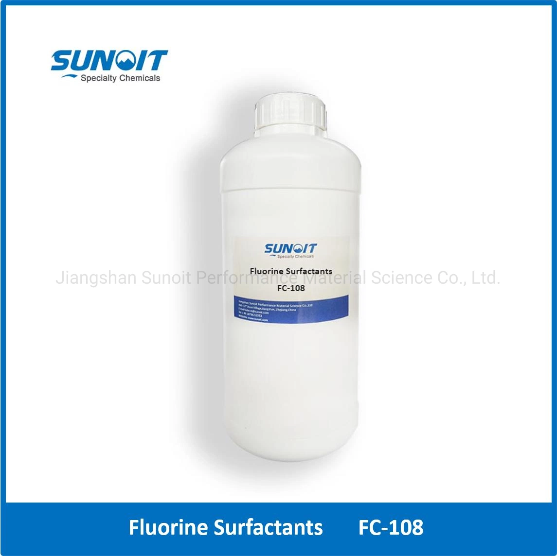 Fluorosurfactant faible tension de surface pour systèmes de revêtements aqueux ou solvants.