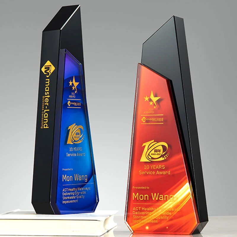 Free Design Games Prizes Excellent Staff Award Honorable Mention Cutting and Carving Crystal Trophy 3D Model