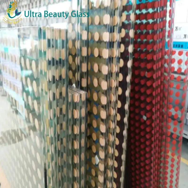 Ultra Beauty Office Wand Art Design Seide Siebdruck Glas Für Gebäude