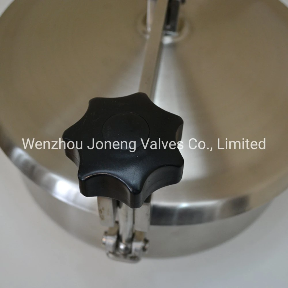 Joneng Stainless Steel Sanitary Grade Round Door with Plastic Knobs (JN-ML1001)