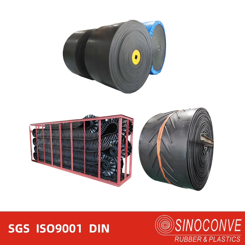 High quality/High cost performance  Ep Fabric Rubber Conveyor Belt for Inclined Conveying, Packaging Industry, Processing