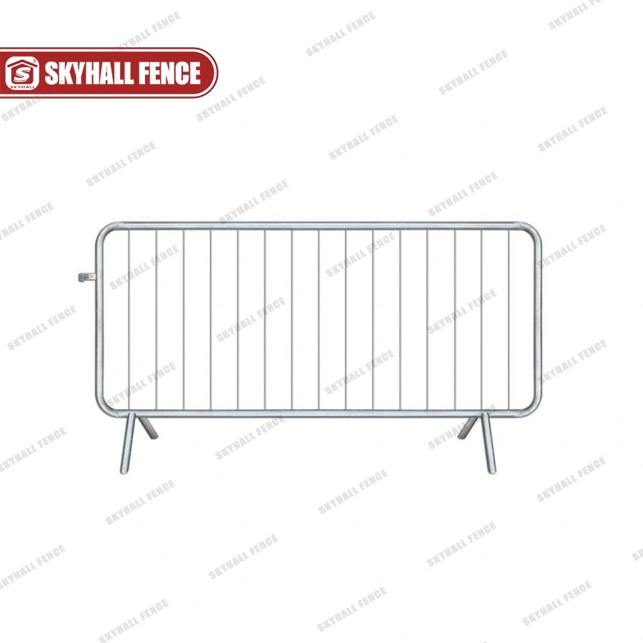 Reusable Metal Crowd Control Barrier Temporary Traffic Barriers for Events
