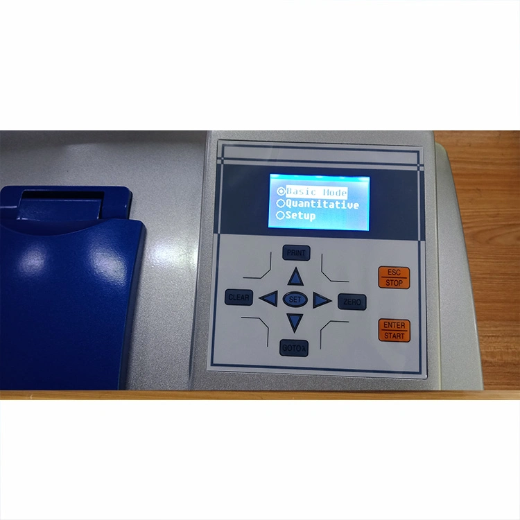 China Manufacturer Spectrophotometer Price Lab UV Vis Spectrophotometer with Lamps