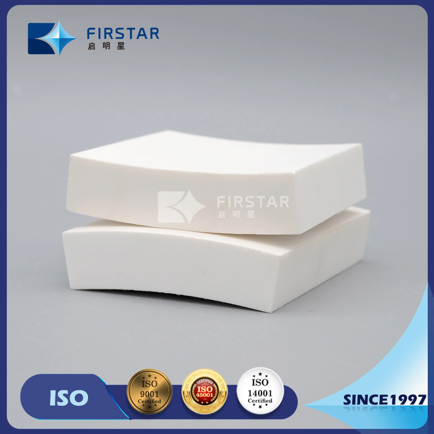 Wholesale/Supplier Ceramic Pottery Curved Porcelain Plates with High Density and High Purity Alumina