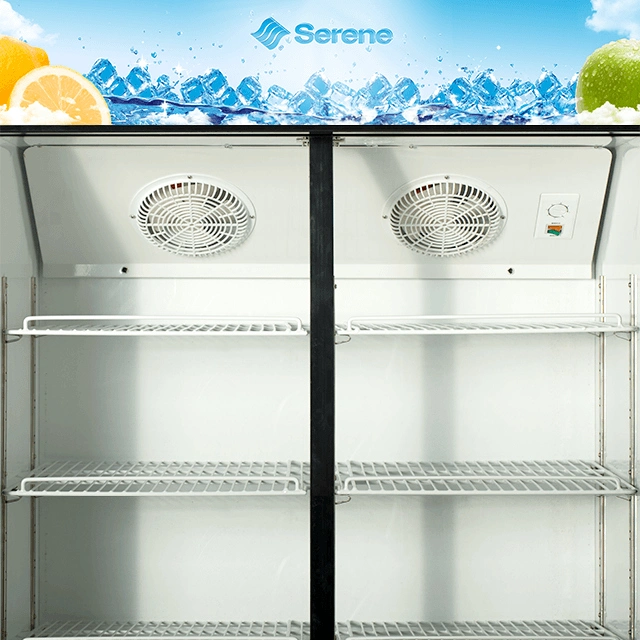 High quality/High cost performance  530L Commercial Upright Cooler Fridge Display Freezer Commercial Refrigerator