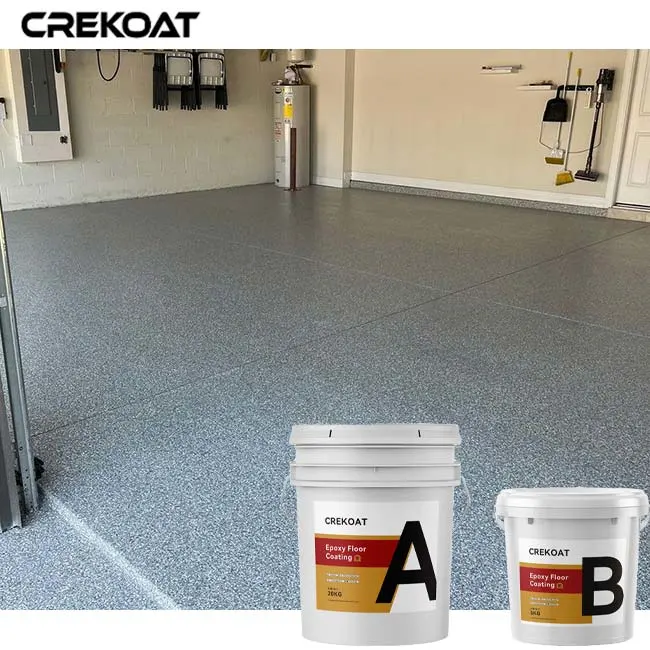 Waterproof Surface 100% Solid Epoxy Marble Floor Garage