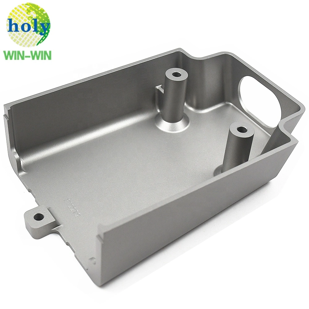 Supply Precise Aluminum Housing CNC Machining Service with Grey Anodized for Auto Parts