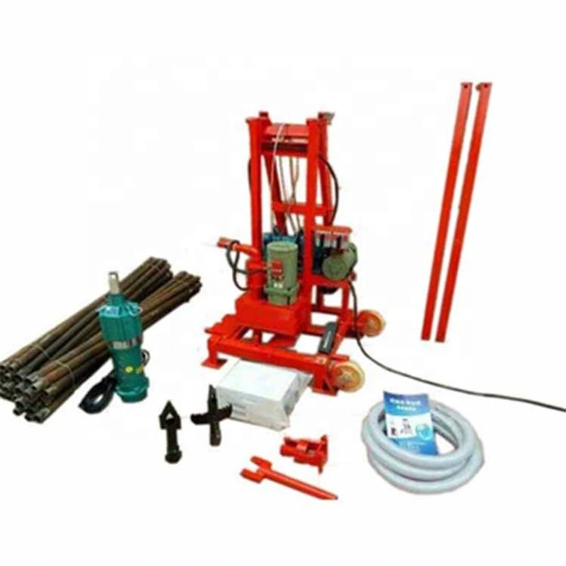 Portable Rotary Borehole Drilling Rig Machine