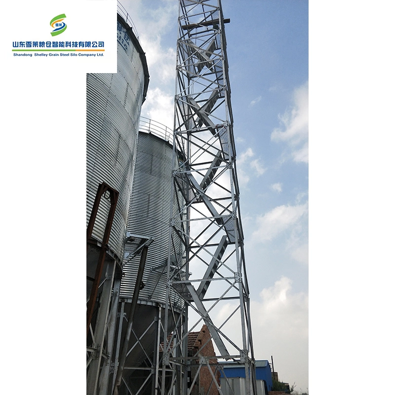 El trigo molino de arroz elevador de cucharón Vertical de acero por silos de grano utilizado elevador de cucharón