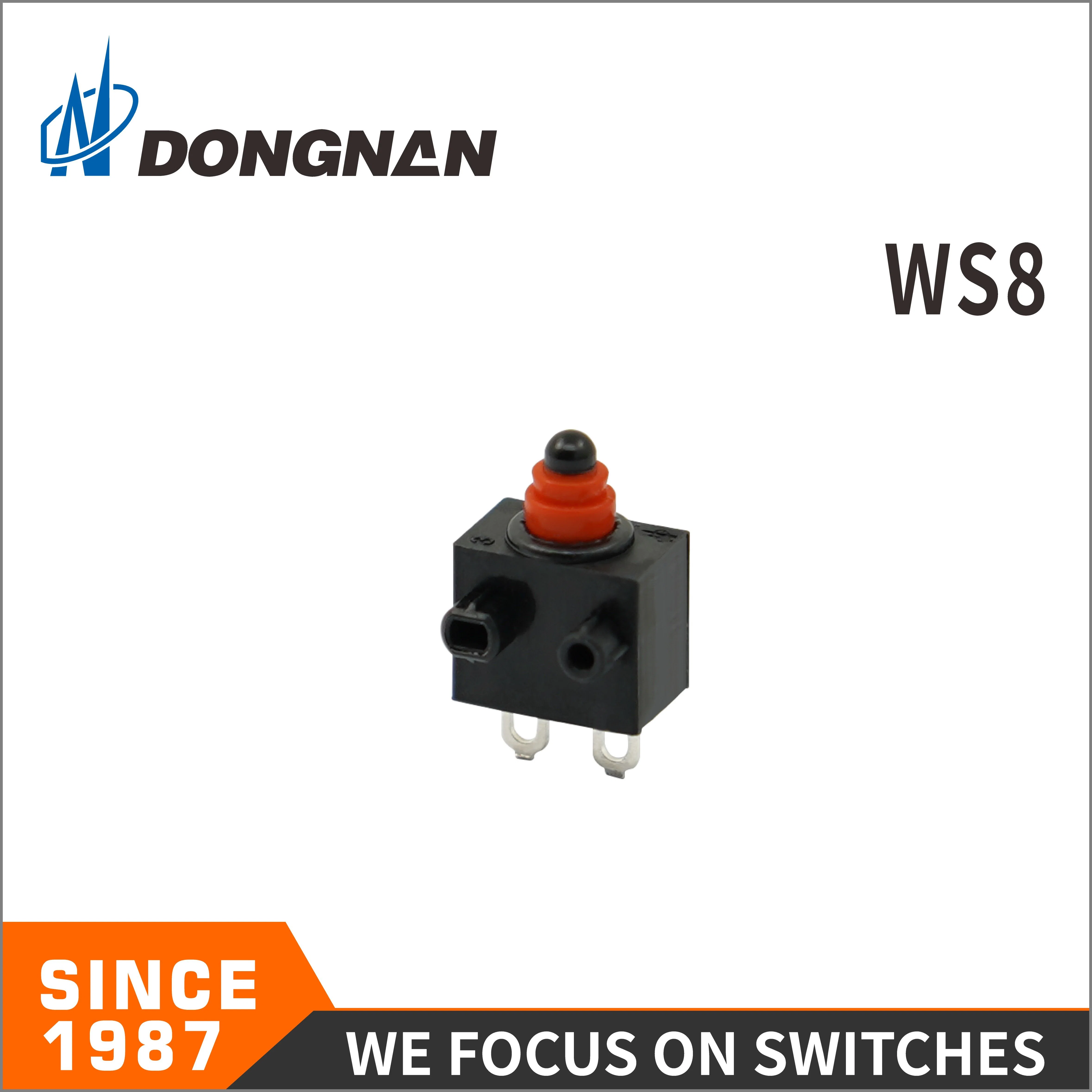 Manufacturer 0.1A 12VDC Automobile Equipment Waterproof Micro Switch Ws8