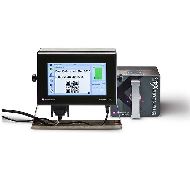 Data de marcação a quente Codificação Markem X45 Data Coder Machine