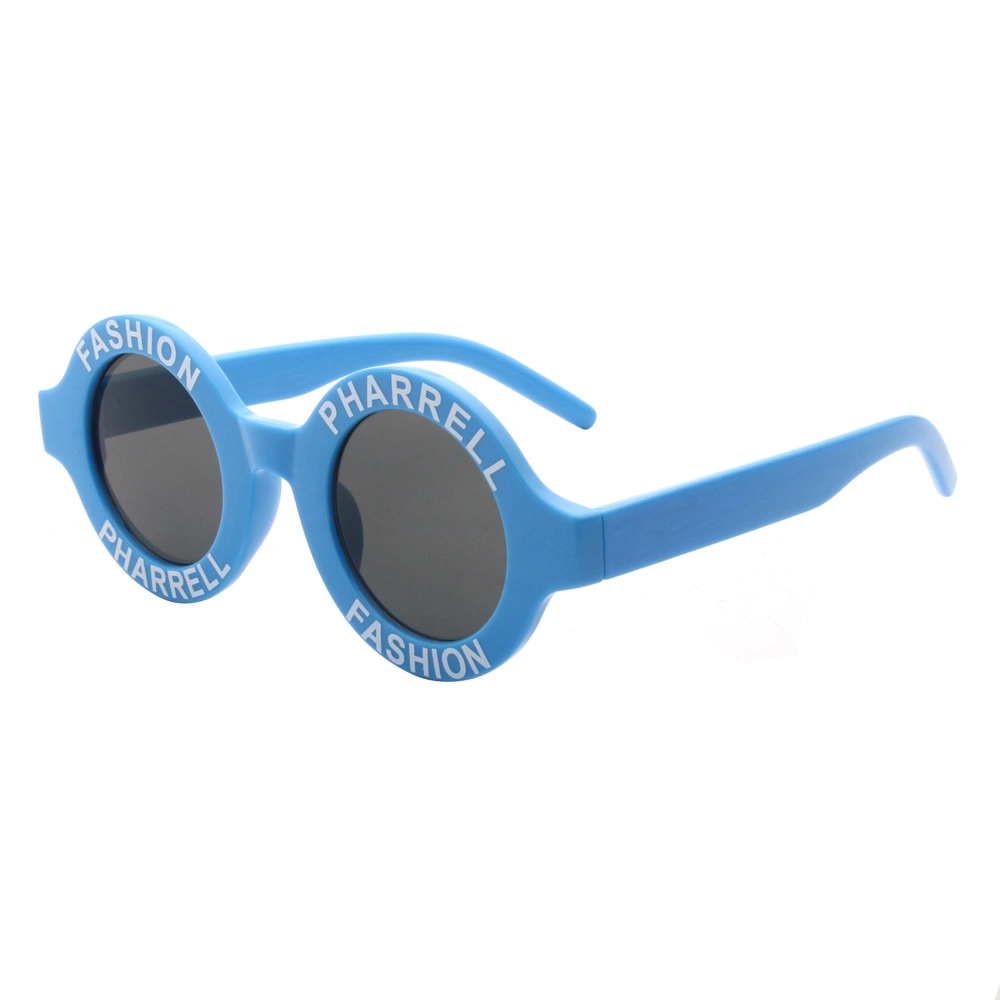 New Vintage Round Plastic UV400 Fashion Baby Boy Sunglasses Kids Newest 2021