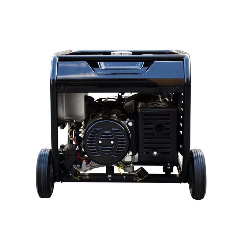New Powerful 5kw Dual Fuel Generator Set with Handle and Wheels by Gasoline Petrol & LPG/ Natural Gas Engine
