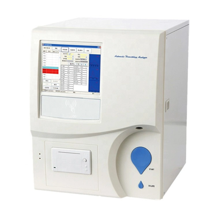 Best Price 3 Part Fully Automatic Blood Cell Analyzer Auto Hematology Analyzer