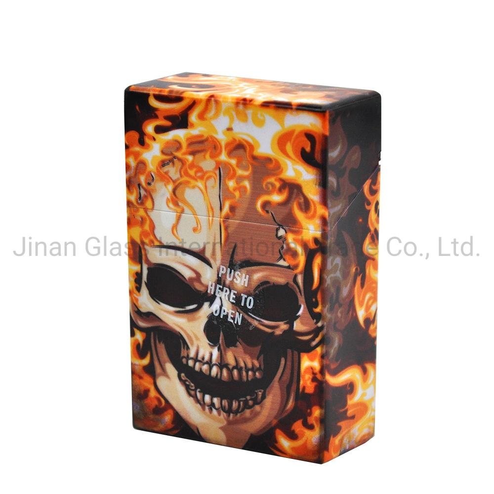 Wholesale/Supplier Portable Cigarette Case Color Skull Plastic Box