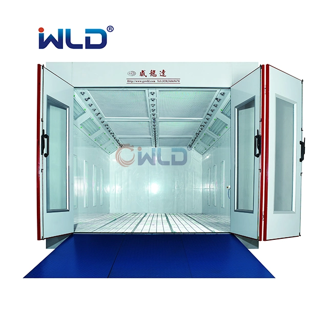 Wld9200 (CE) Quality Automotive Painting Powder Coating Machine Room Car Van Bus Truck Paint Box Spraying Cabin Chamber Cabinet Water Based Paint Spray Booth