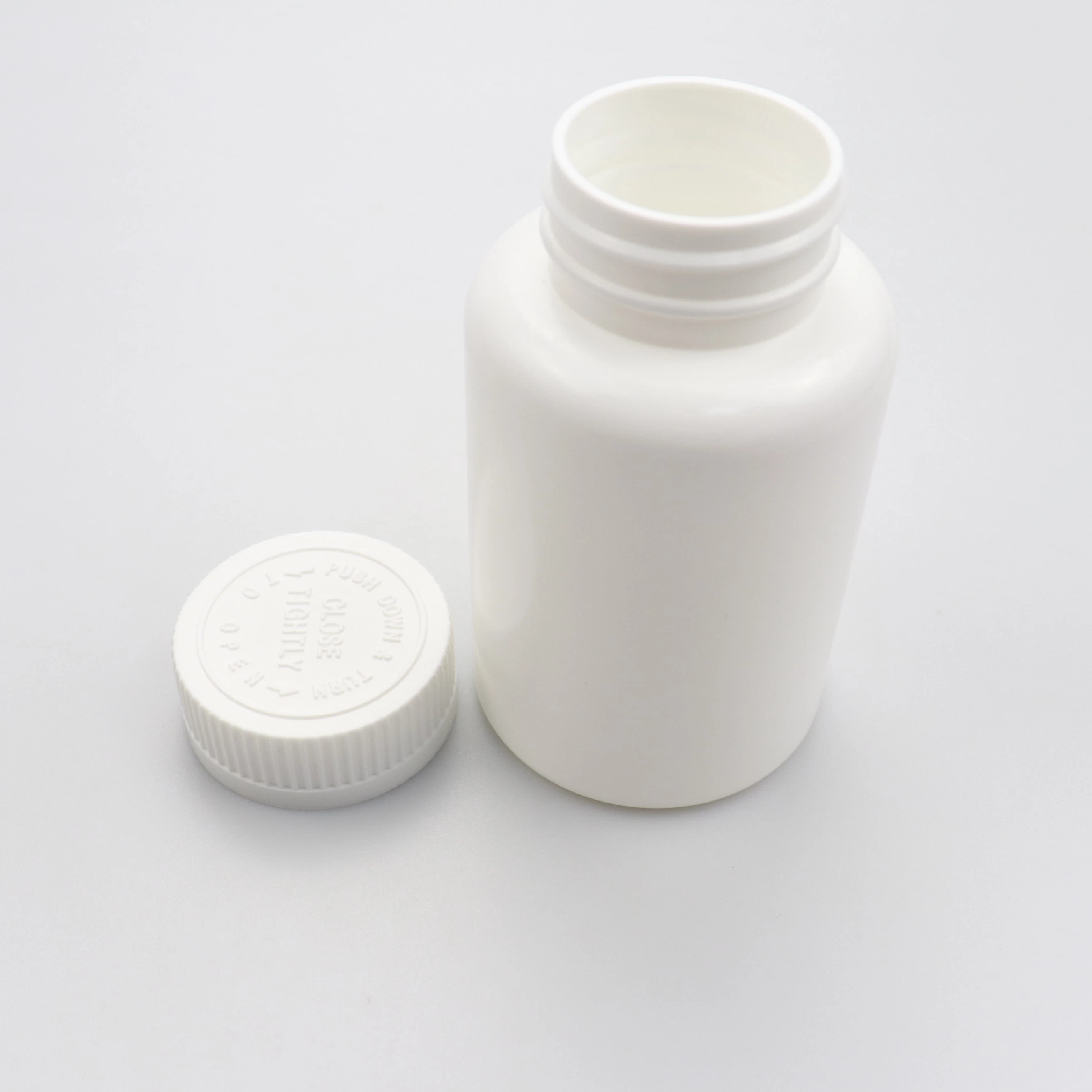 New Product Hot Sale 175ml Food Grade HDPE Plastic Child Resistant Cap Medicine Blowing Plastic Pill Bottle